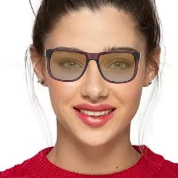 Ray-Ban JUSTIN Classic RB4165 6597/T5 54-16 Brown Clear Frame - Picture 14 of 16